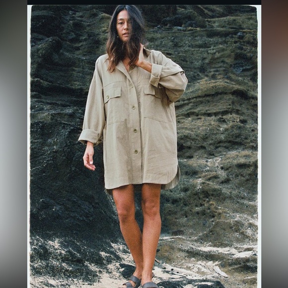 OZMA Tops - Coming Soon - Ozma of California Audrey Shirt Jacket